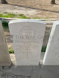 BAGHDAD (NORTH GATE) WAR CEMETERY - COX, GEORGE